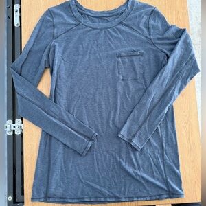 lululemon athletica Long Sleeve Pocket Top - Charcoal